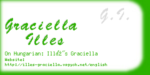 graciella illes business card